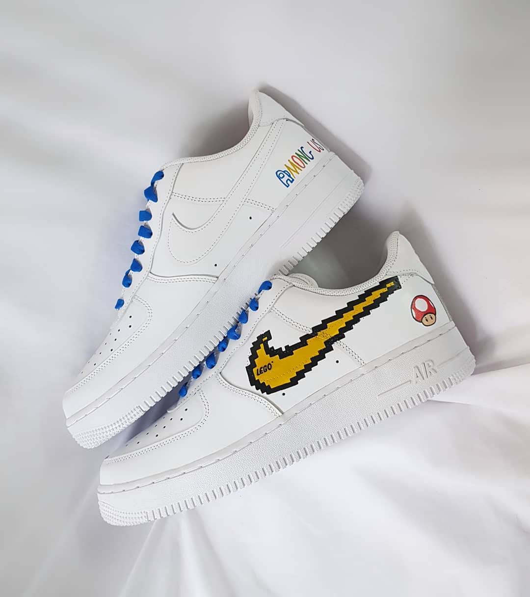 Cartoon Role Mushroom Yellow Custom Air Force 1