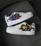 Cartoon Hero Clown Black Yellow Blue Custom Air Force 1