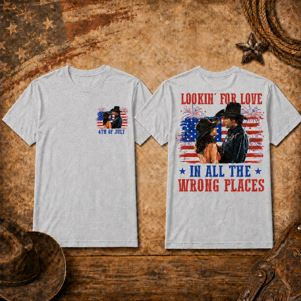 Urban Cowboy|Gilley's - Bud And Sissy ver 4th Of July