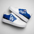 Dodgers LA Skyline Baseball Blue Custom Air Force 1