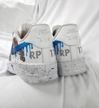 Cartoon Mouse Cat Dog Blue White Custom Air Force 1