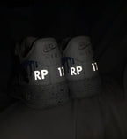 Cartoon Mouse Cat Dog Blue White Custom Air Force 1