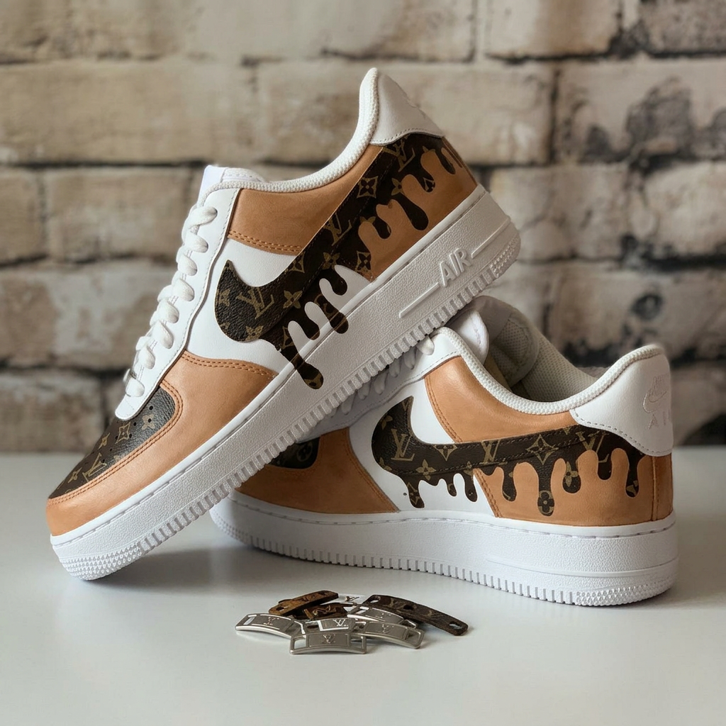 Hand Painted Drip Custom Air Force 1 Sneakers