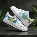 Hand Painted Rick & Morty Custom Air Force 1 Sneakers