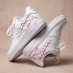 Hand Painted Cherry Blossom Custom Air Force 1 Sneakers