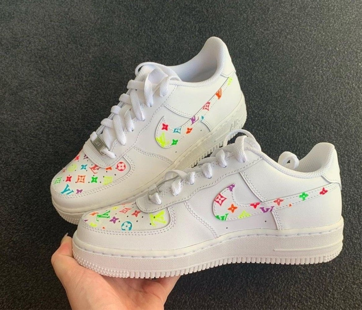 Color LV Custom Air Force 1