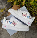 Butterfly Blue Pink Custom Air Force 1