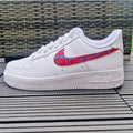 Red Blue Splash Custom Air Force 1