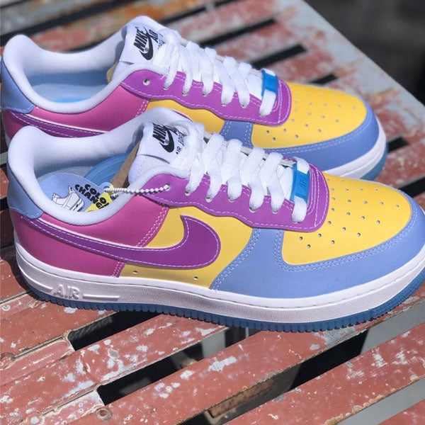 Color Stitching Rainbow Custom Air Force 1