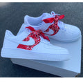 Red Retro Pattern Custom Air Force 1