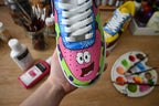 SpongeBoe Hand Drawn Doodles Cratoon Custom Air Force 1