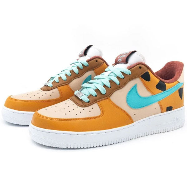 Orange Brown Leopard Custom Air Force 1