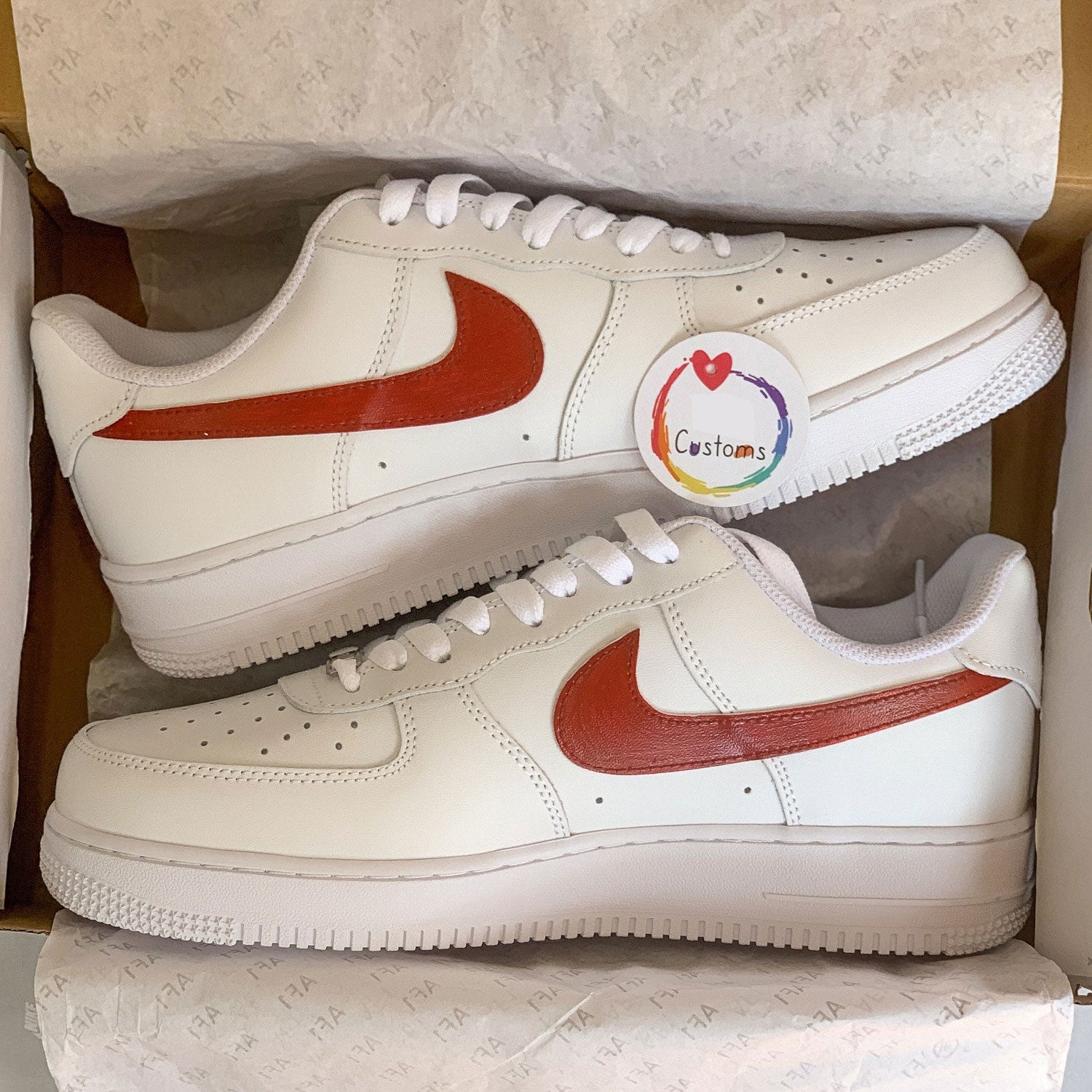 Naruto Akatsuki Custom Air Force 1
