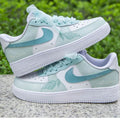 Mint Green Leaf Custom Air Force 1