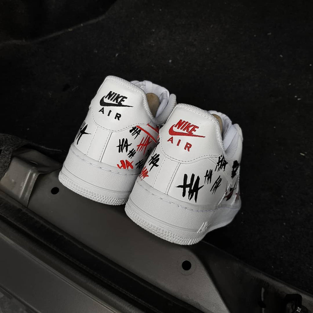 Ghost Black Red Custom Air Force 1
