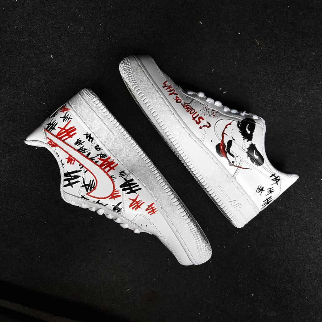 Ghost Black Red Custom Air Force 1