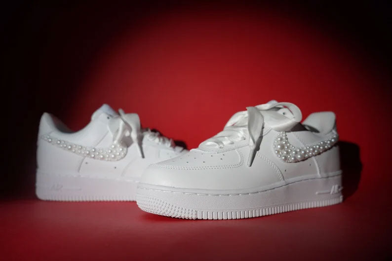 Wedding Pearl Custom Air Force 1