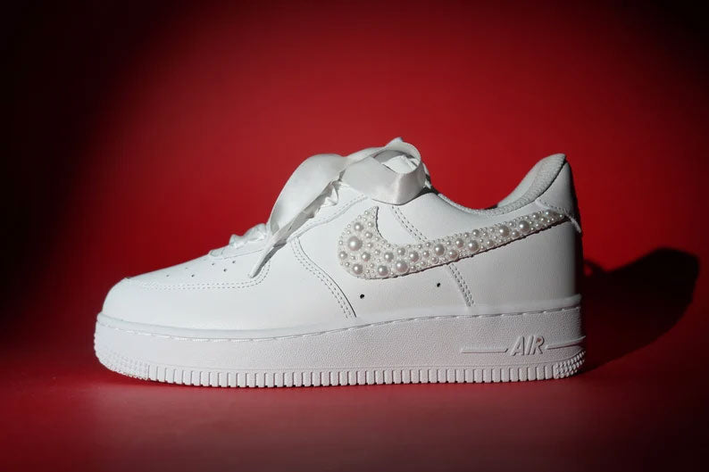Wedding Pearl Custom Air Force 1