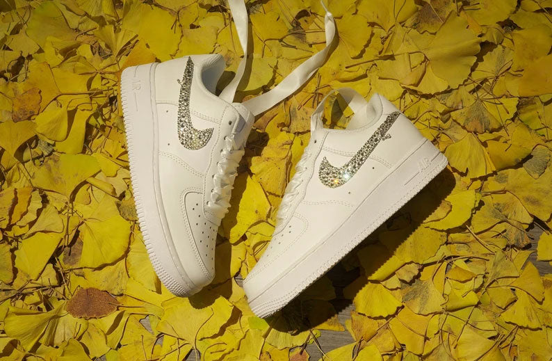 Wedding Crystal Inlay Custom Air Force 1