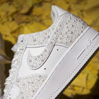 Pearl Ribbon Wedding Custom Air Force 1
