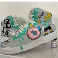 The Simpsons & Dragon Ball Graffiti Custom Air Force 1