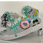 The Simpsons & Dragon Ball Graffiti Custom Air Force 1