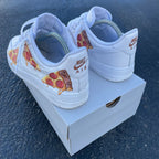 Pizza Cartoon Graffiti Custom Air Force 1