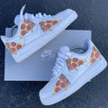 Pizza Cartoon Graffiti Custom Air Force 1