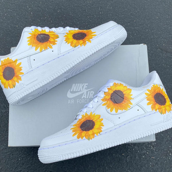 Sunflower Graffiti Custom Air Force 1