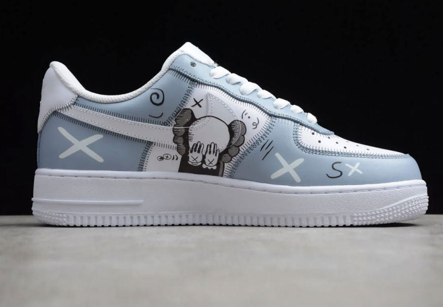 Kaws Art Grey Custom Air Force 1