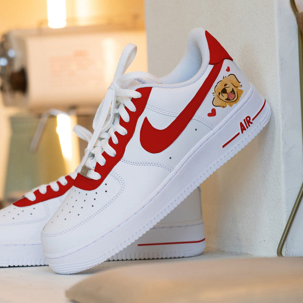 Red Dog Pet Custom Air Force 1