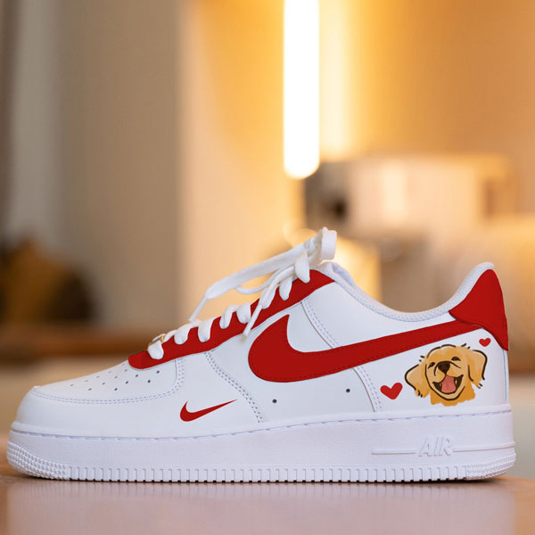 Red Dog Pet Custom Air Force 1