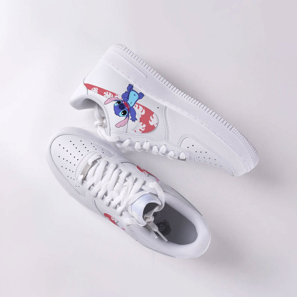 Hawaii Stitch Cartoon Graffiti Custom Air Force 1