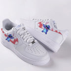 Hawaii Stitch Cartoon Graffiti Custom Air Force 1