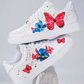 Stitch & Butterfly Cartoon Graffiti Custom Air Force 1