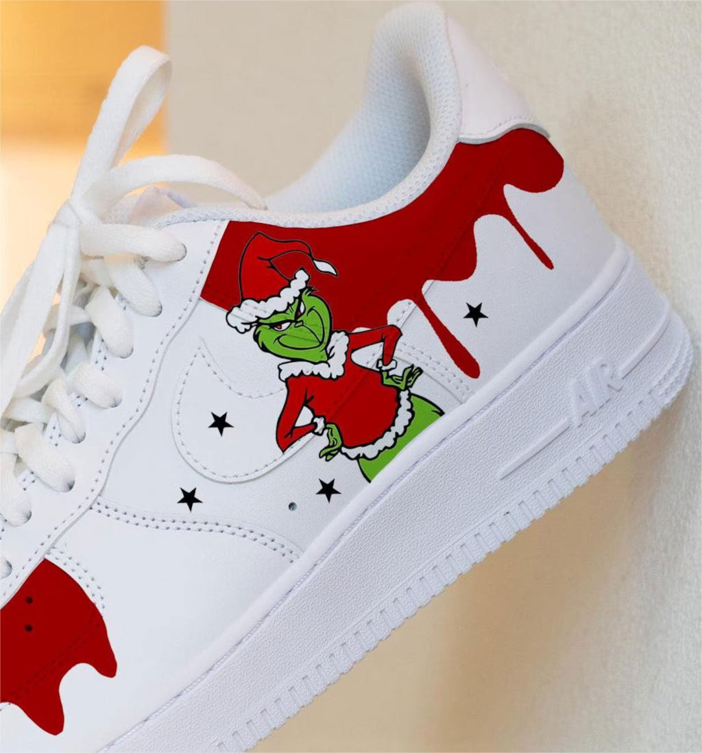 Christmas Grinch Custom Air Force 1