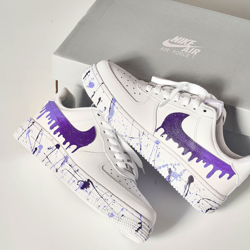 Gradient Starry Sky Purple Custom Air Force 1