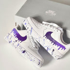 Gradient Starry Sky Purple Custom Air Force 1