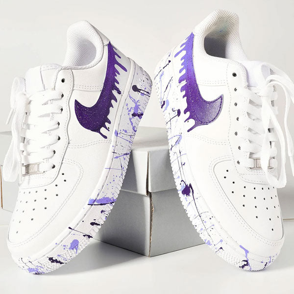 Gradient Starry Sky Purple Custom Air Force 1
