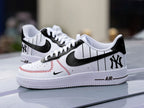 Black Blue White Red Baseball New York Yankees Custom Air Force 1