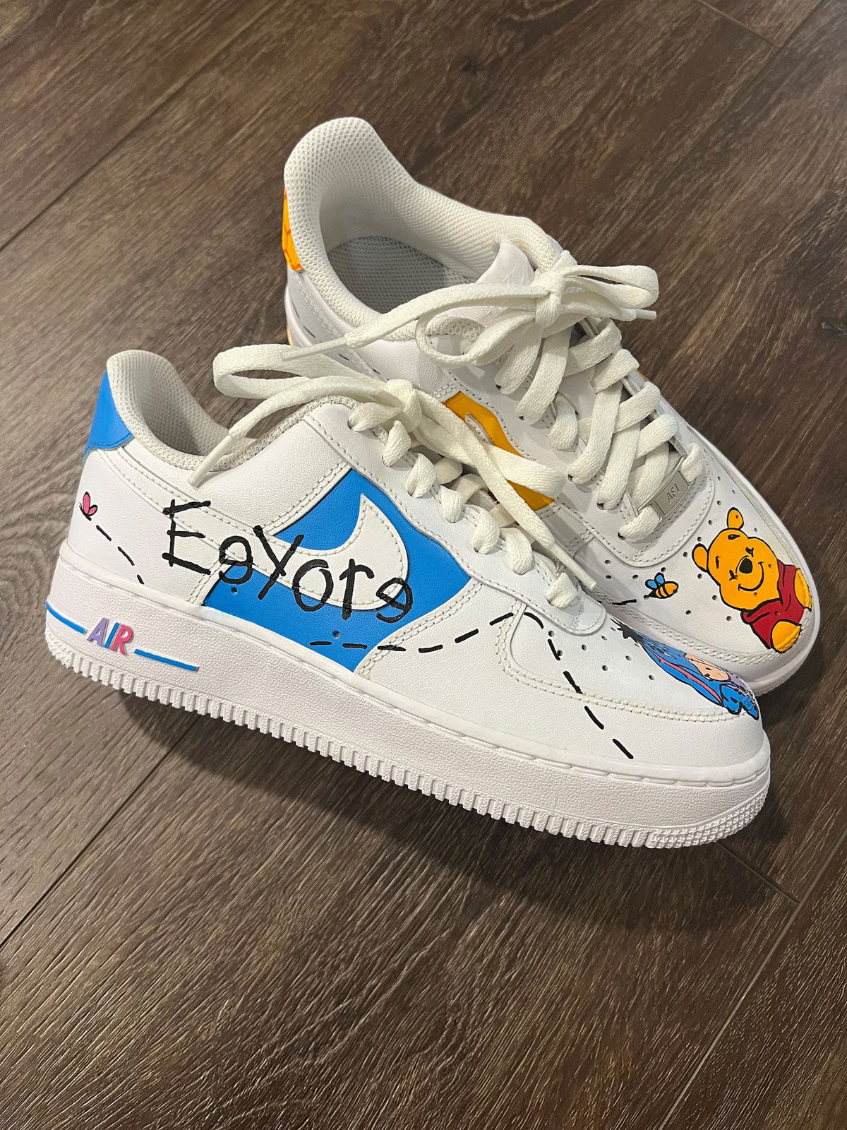 Winnie And His Friends Hand Painted Custom Air Force 1