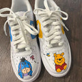 Winnie And His Friends Hand Painted Custom Air Force 1