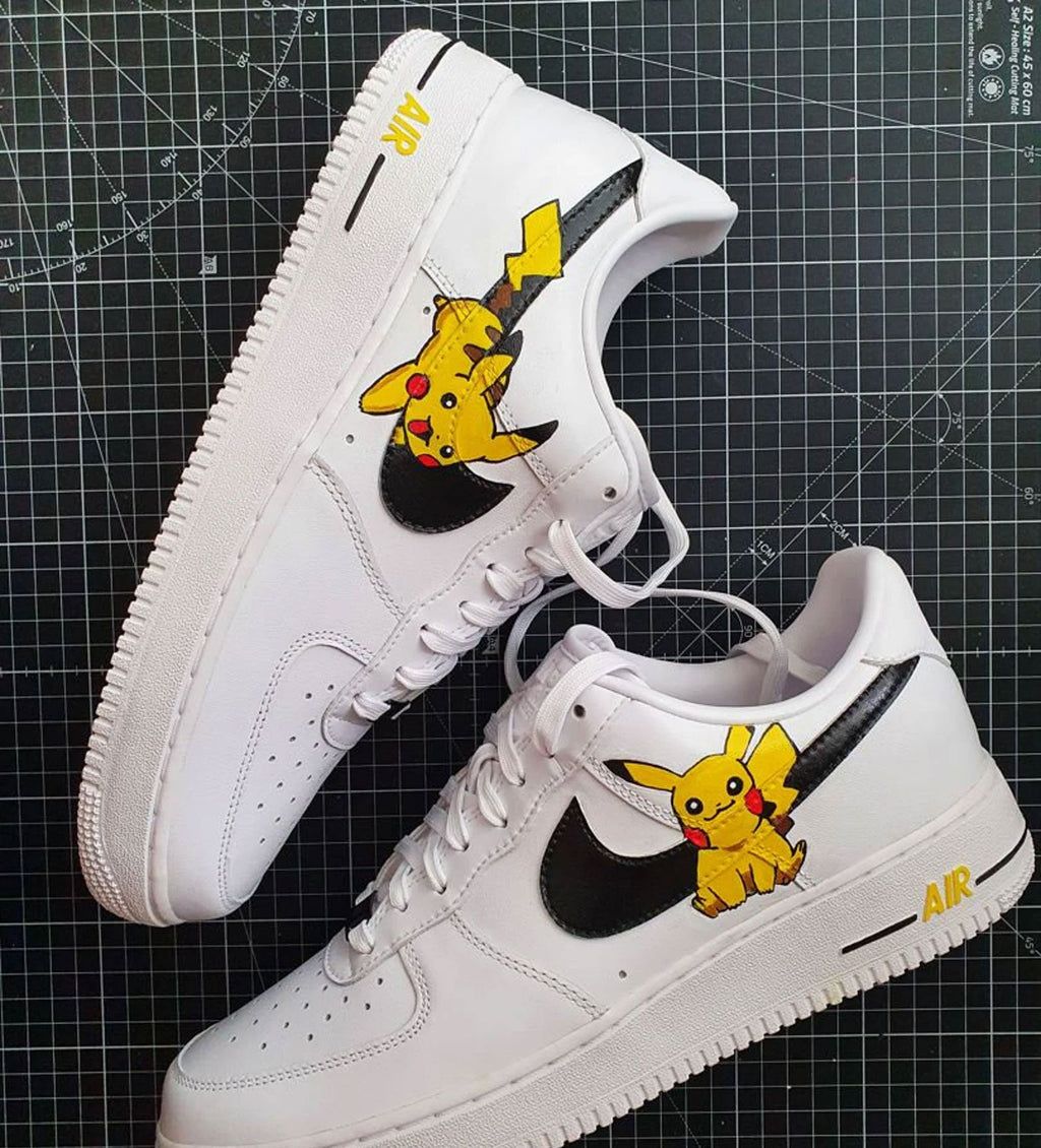 Pikachu Graffiti Custom Air Force 1