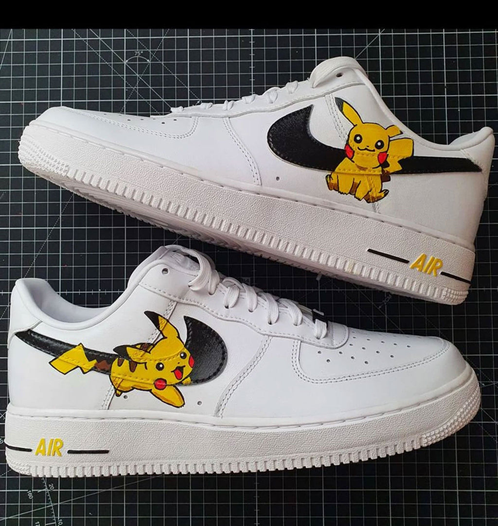Pikachu Graffiti Custom Air Force 1
