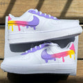 Purple Pink Drip Gradient Custom Air Force 1