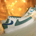 Retro Pearlescent Green Custom Air Force 1