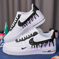 Black Ghost Drip Custom Air Force 1
