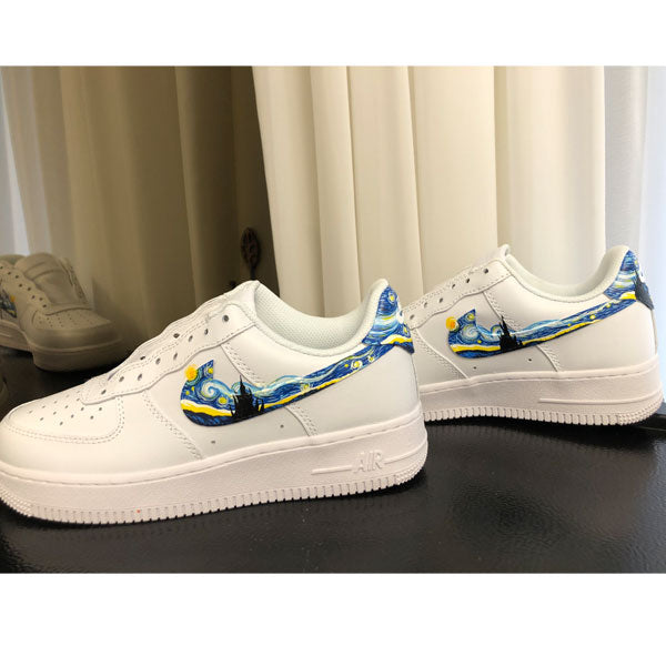 Van Gogh Starry Night Art Custom Air Force 1