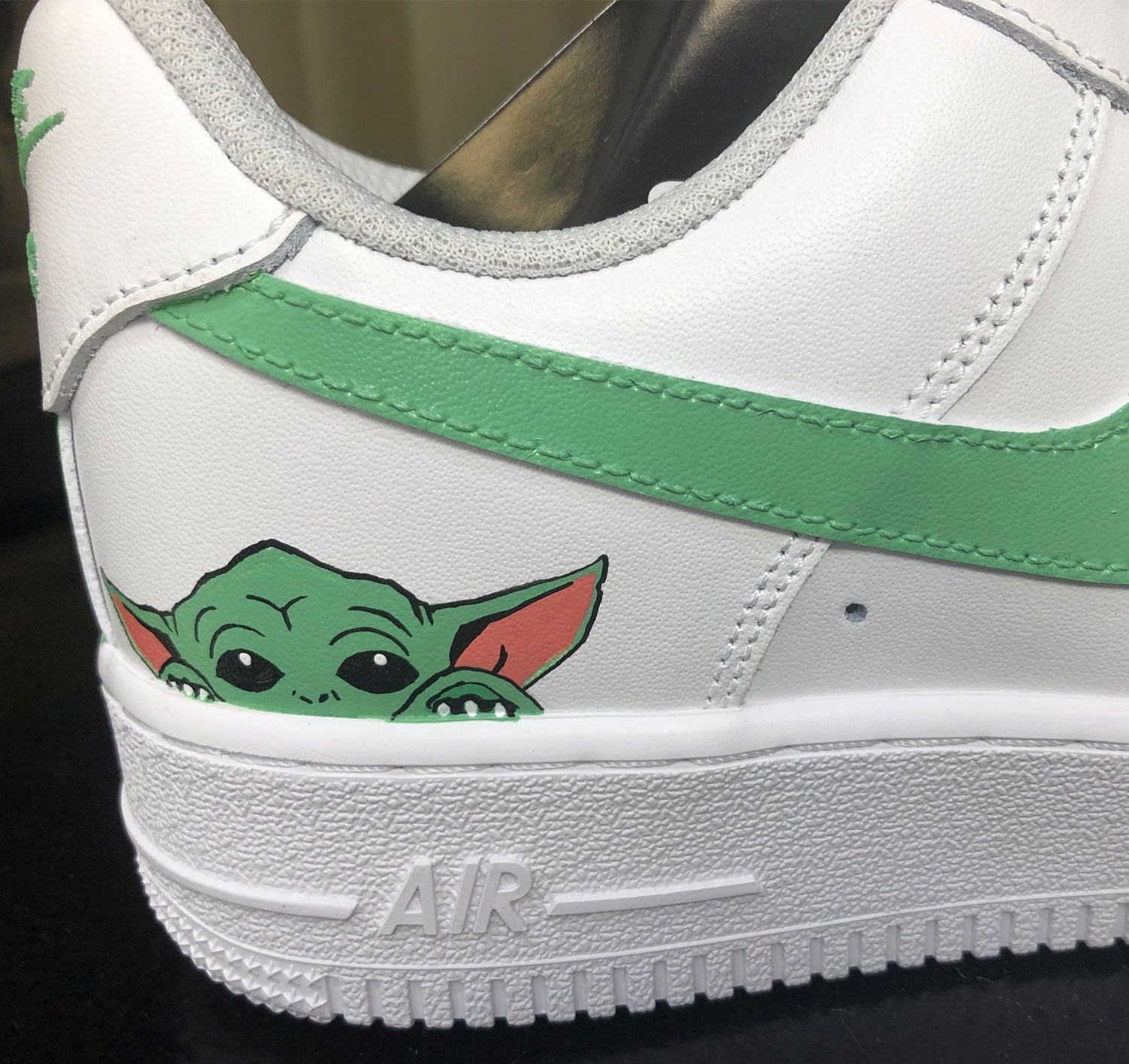 Forest Green Alien Art Custom Air Force 1