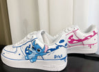 Stitch Couple Valentine's Day Custom Air Force 1